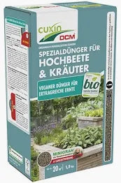 CUXIN DCM Spezialdünger für Hochbeete & Kräuter 1,5 kg