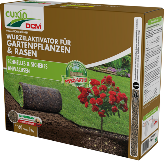 CUXIN DCM Wurzelaktivator für Gartenpflanzen & Rasen 3 kg